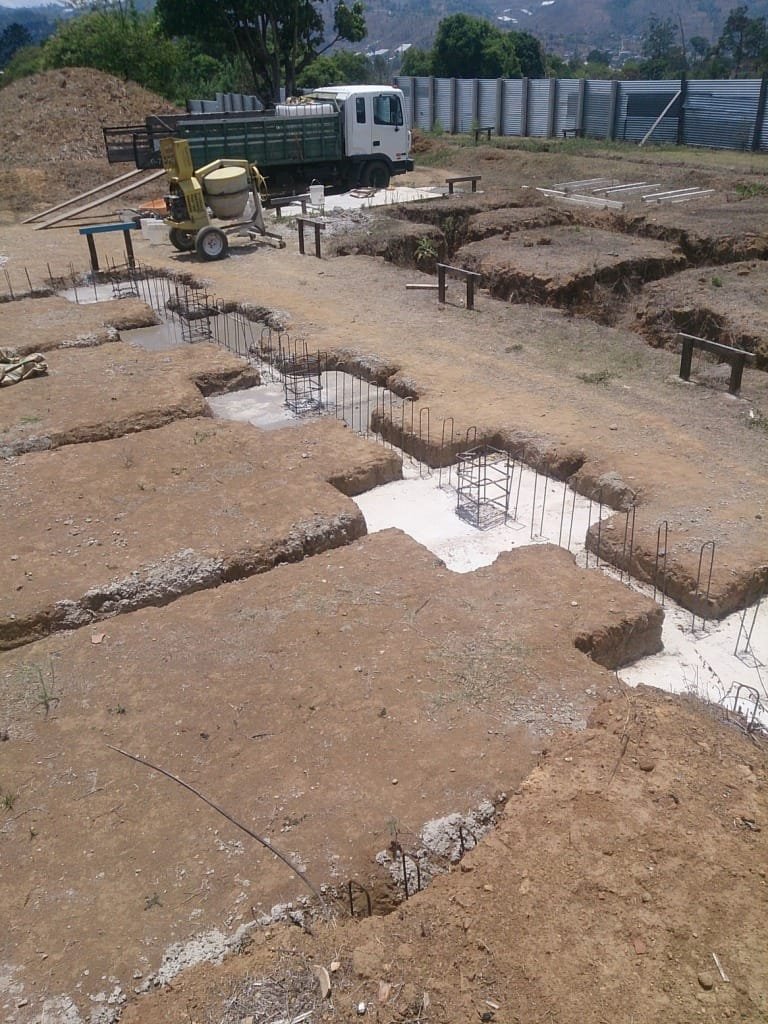 Garage foundation
